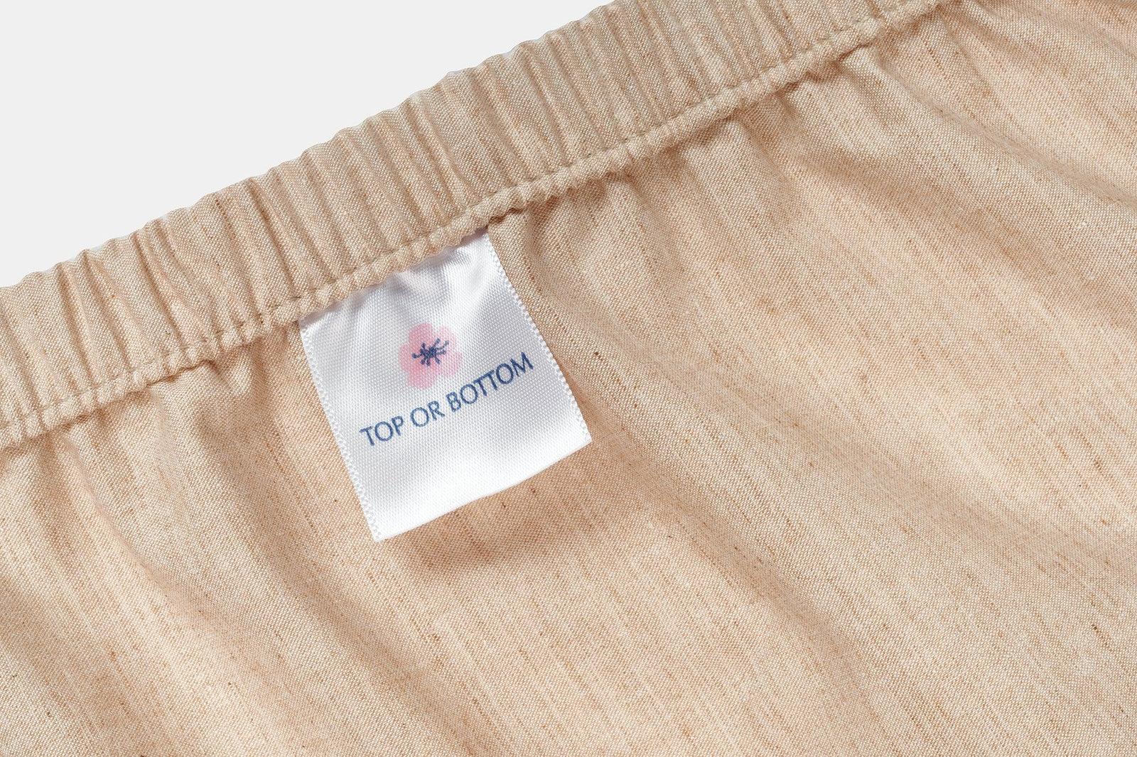 Fitted Sheet Tag Foxfibre Colored Bed Sheet Set Natural Cotton Made in USA
