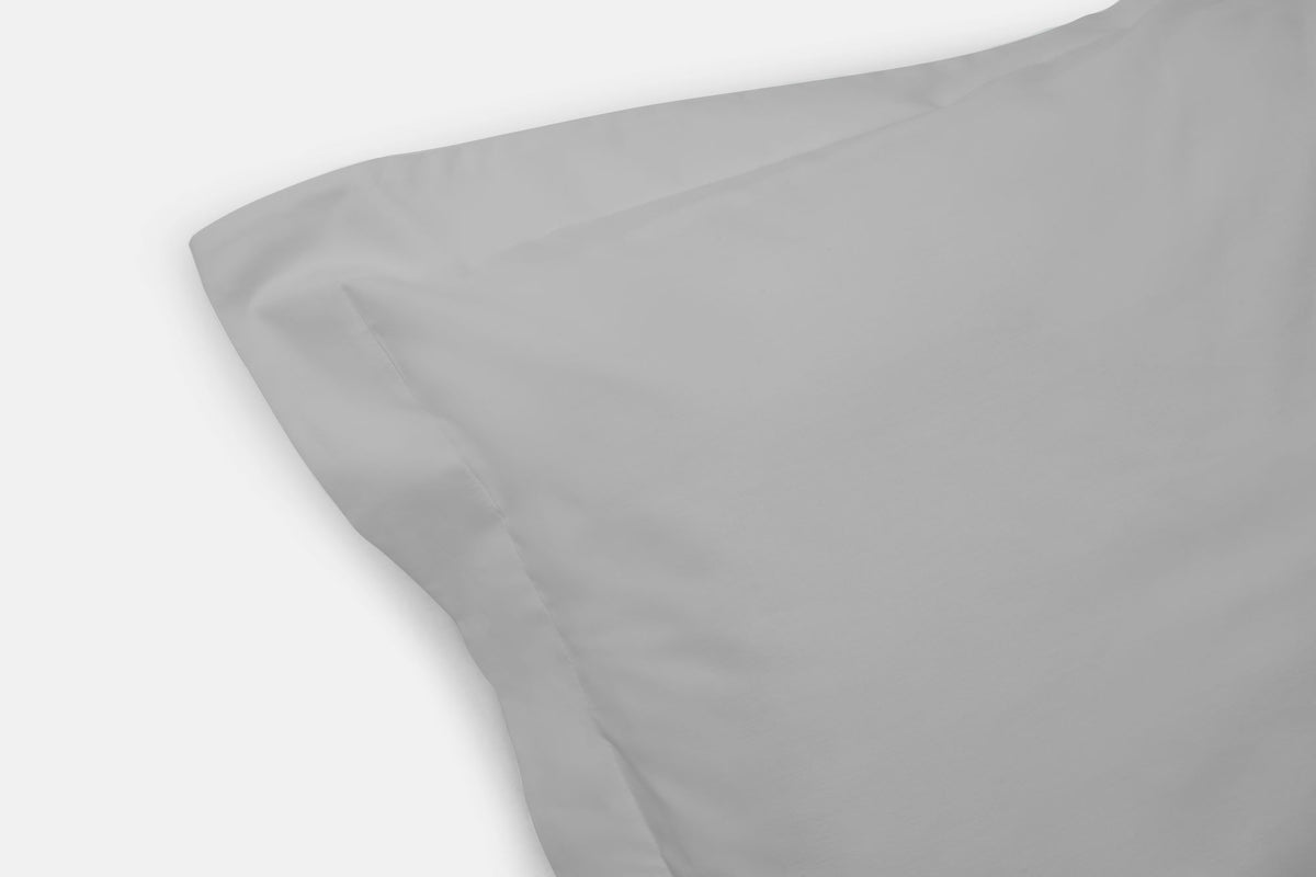 Steel Gray cotton duvet cover set for home bedding