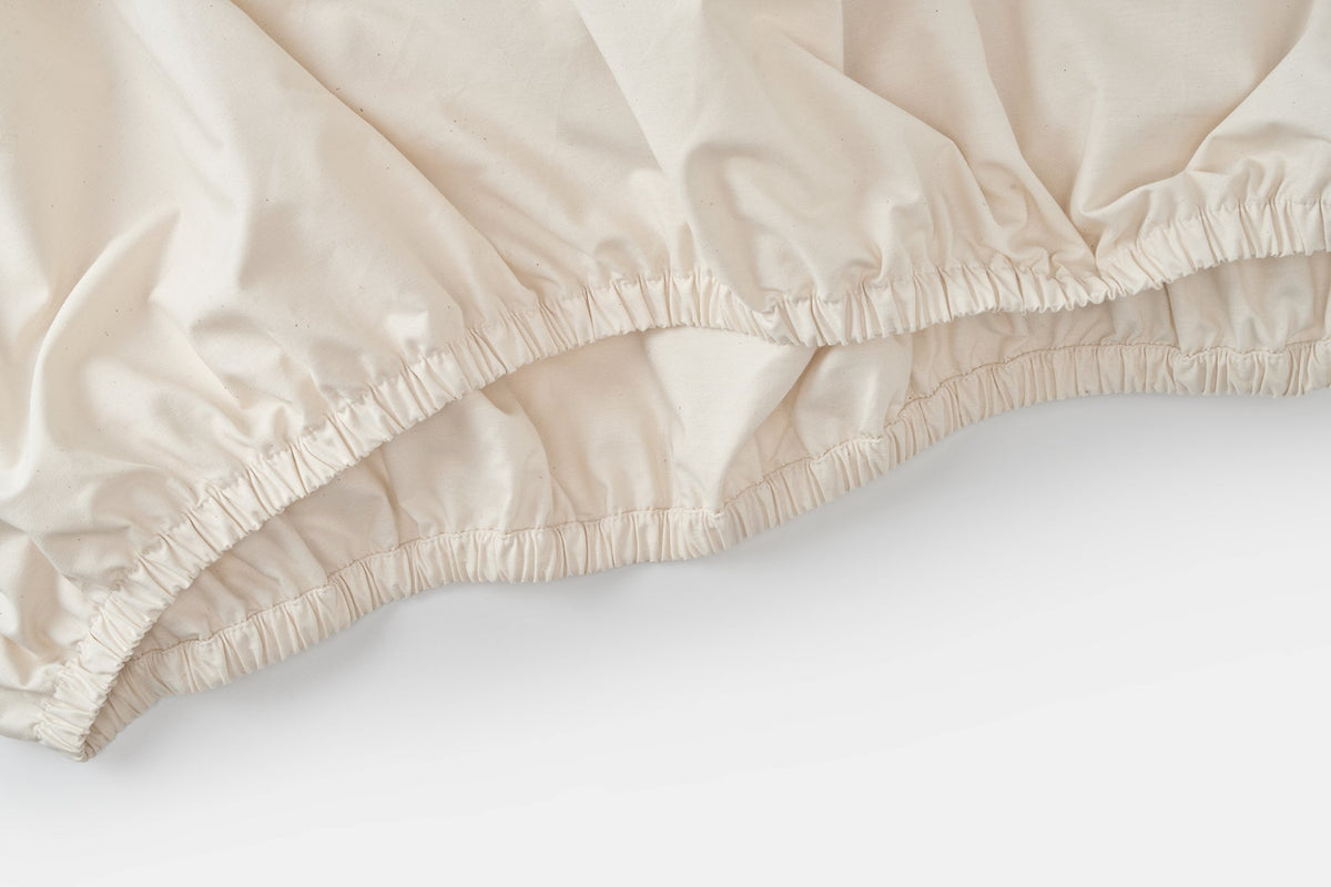 Irregular cotton fitted bed sheet