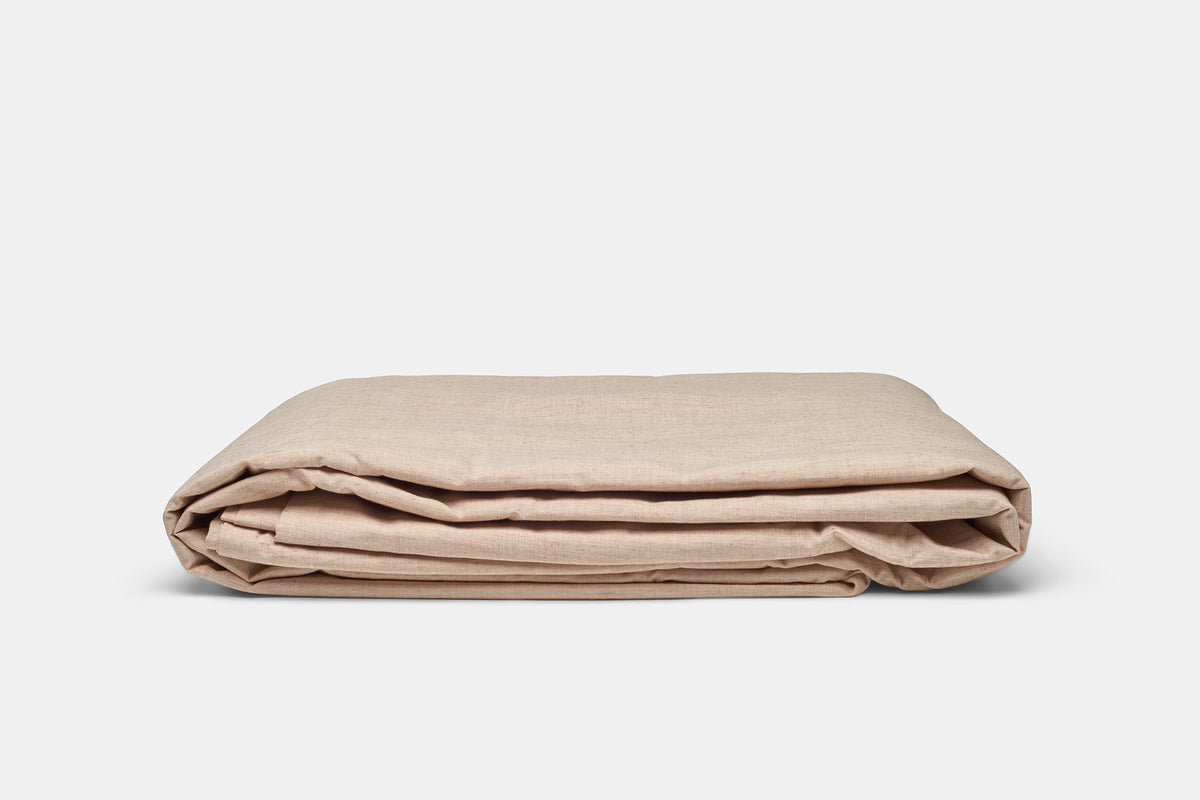 Folded Duvet Cover Set High Quality Foxfibre Colored Cotton Made in USA