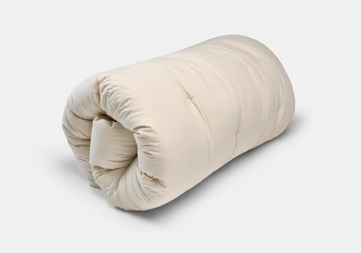 Wool mattress topper