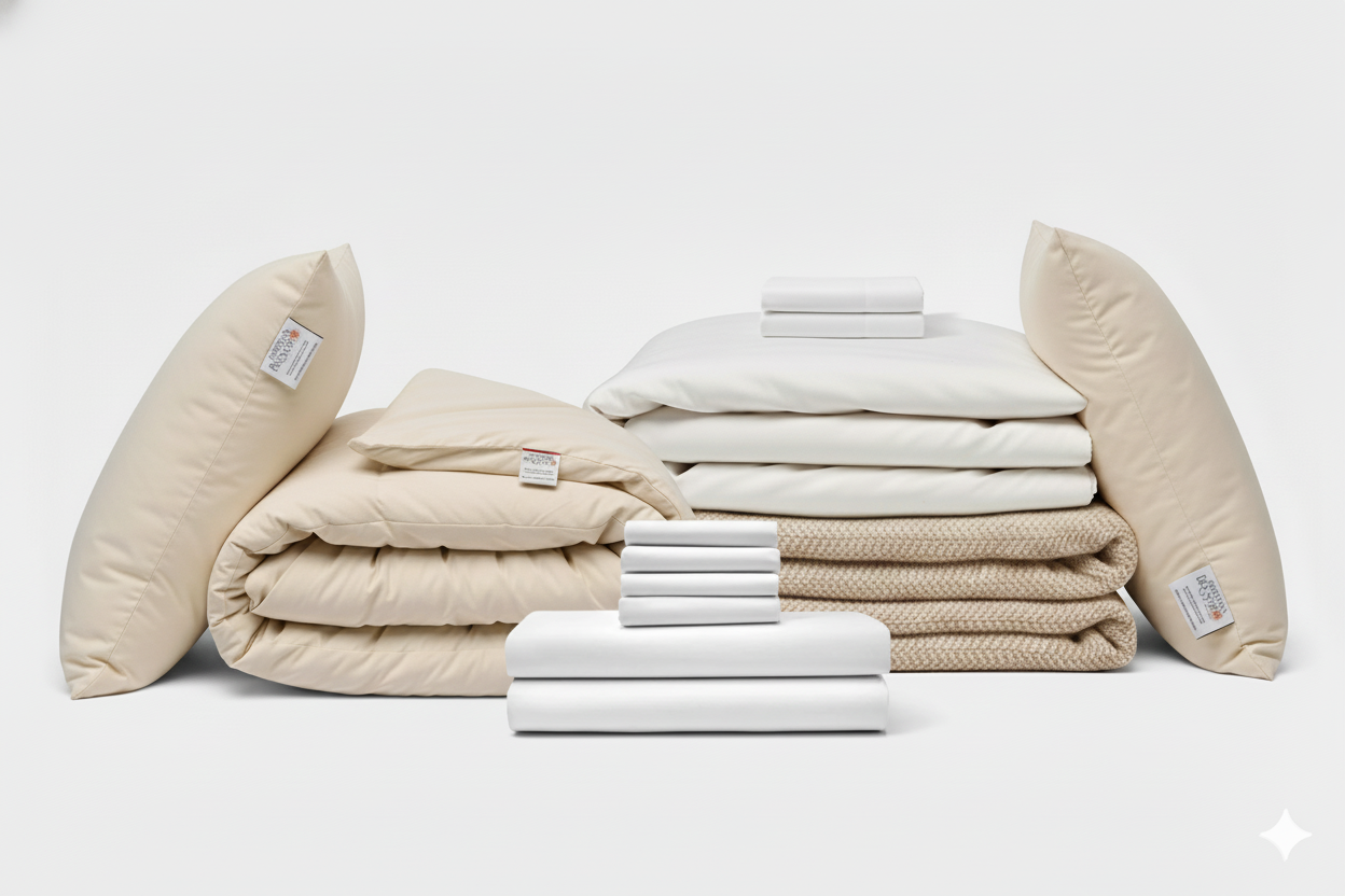bed sheet duvet pillow bundle