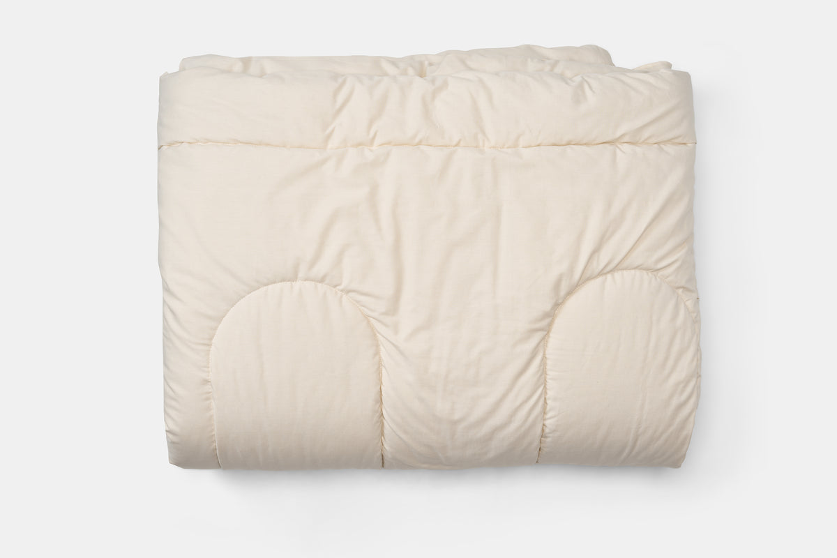 Top View Bedding Duvet Insert/Comforter Natural Wool USA Made