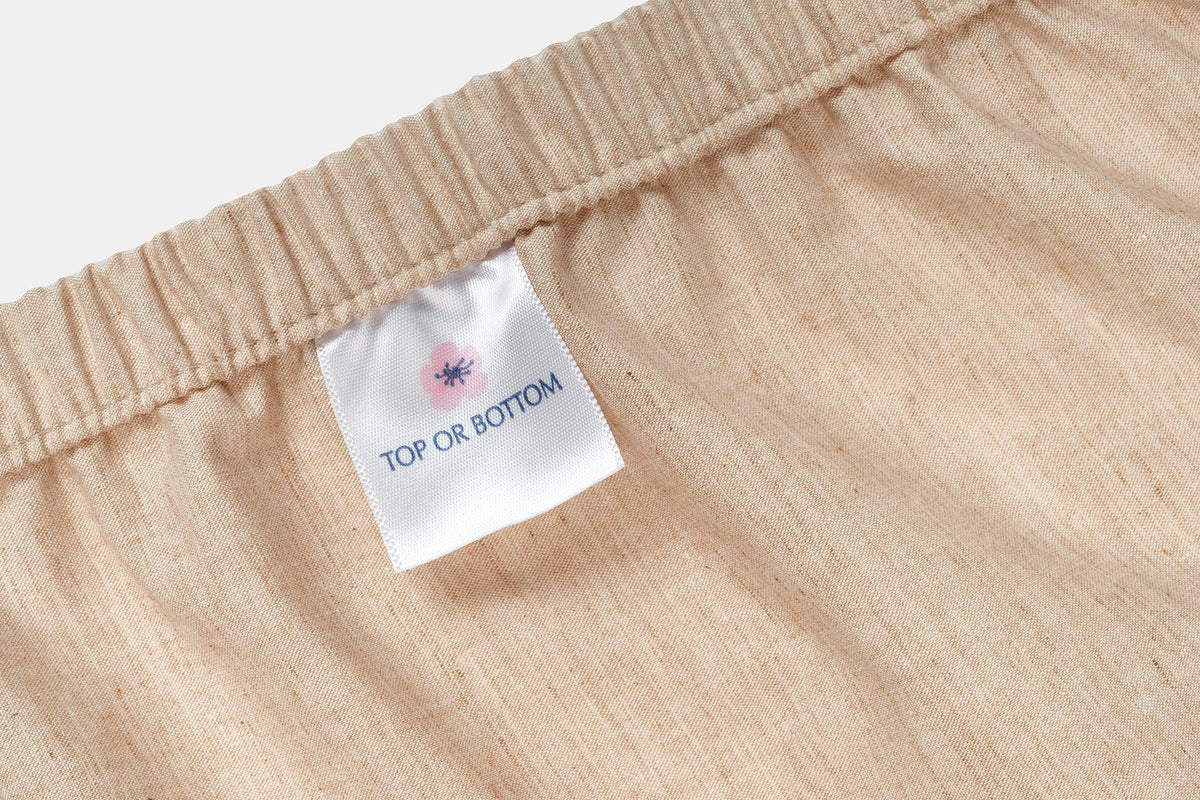 Fitted Sheet Tag Foxfibre Colored Bed Sheet Set Natural Cotton Made in USA
