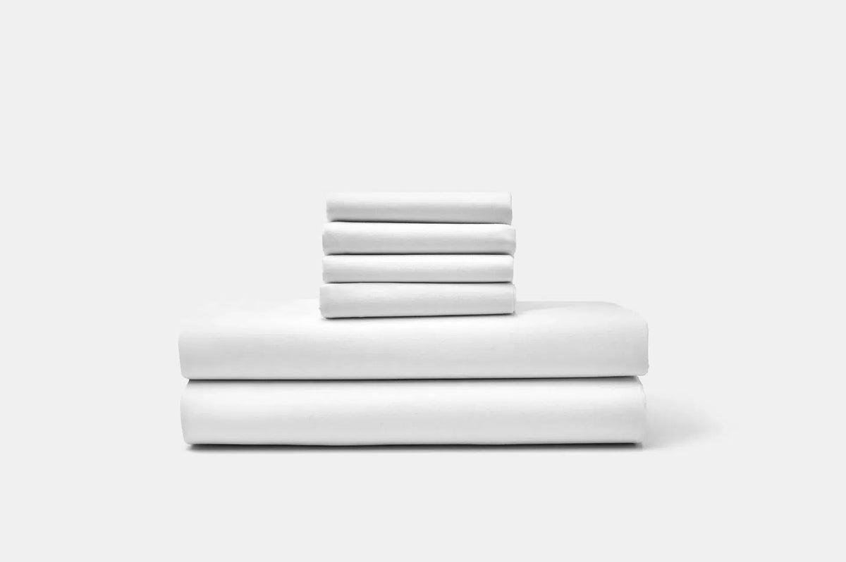 White bedding set irregular